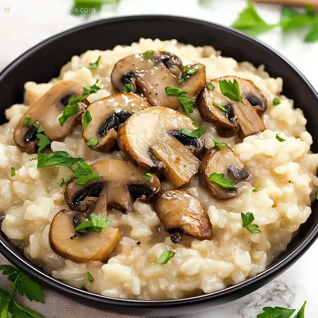 Gluten-free Risotto with Mushrooms