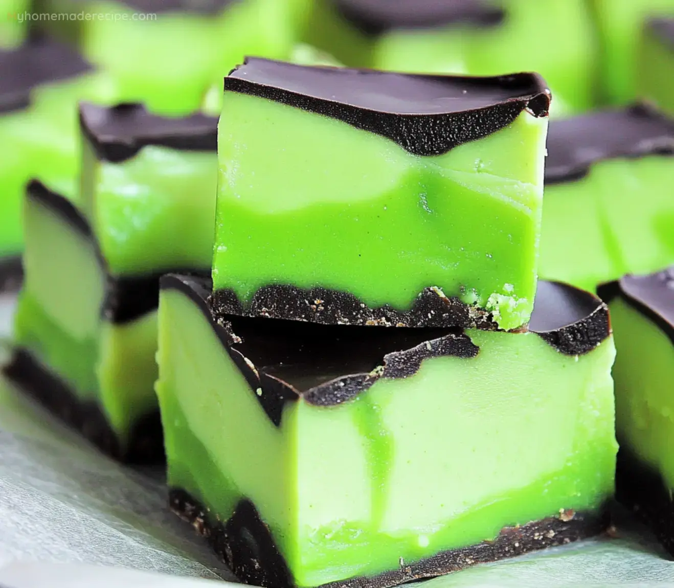 Fudge de manzana verde
