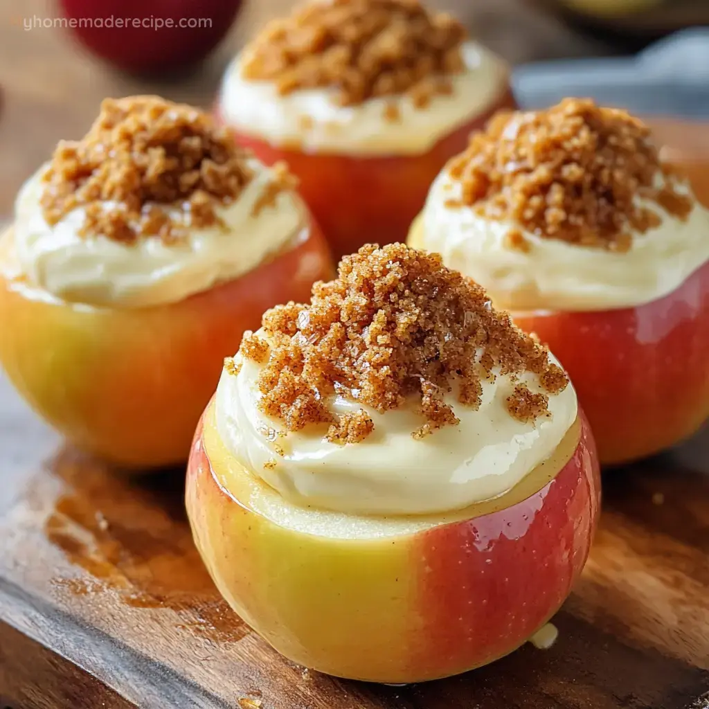 Deliciosas Manzanas Cheesecake