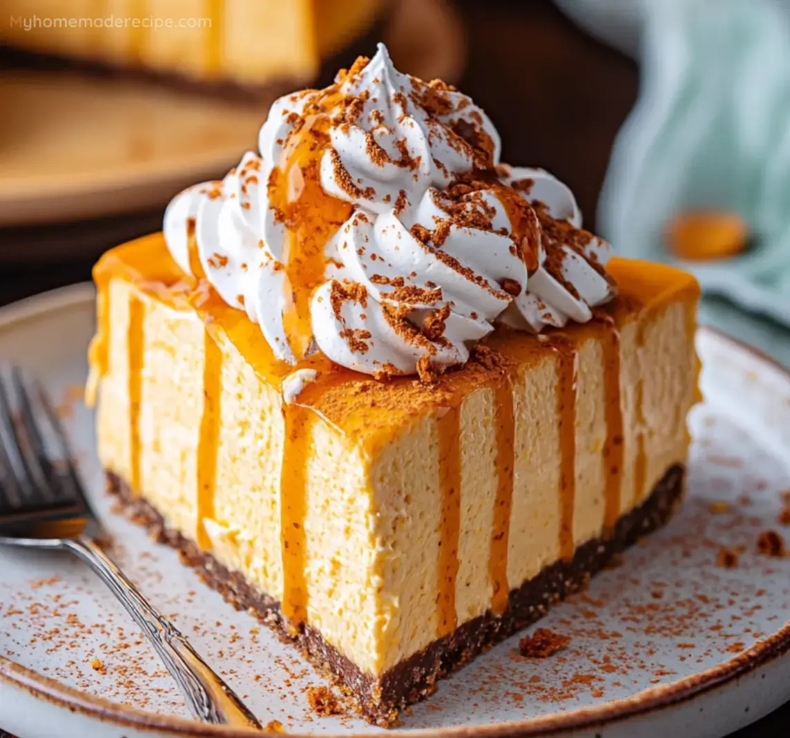 Cheesecake de calabaza sin horno