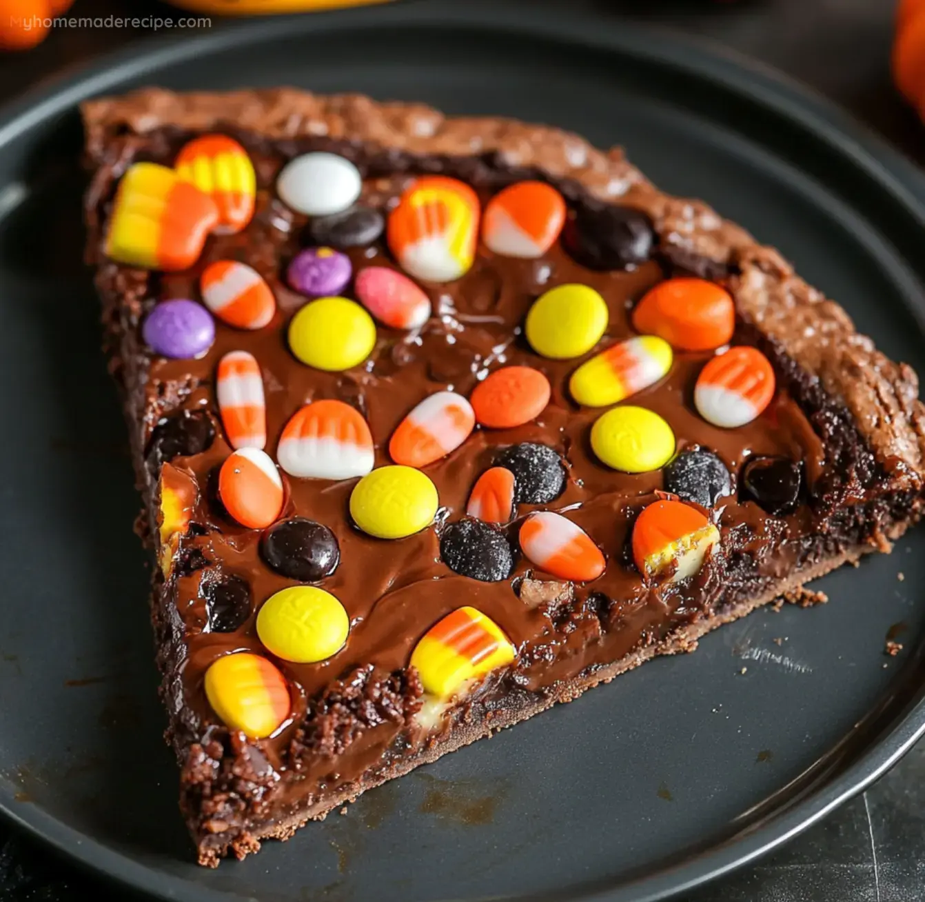 Pizza dulce de Halloween