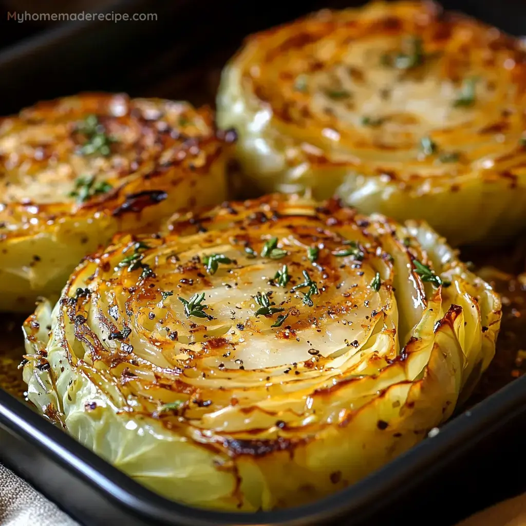 Jugoso repollo al horno