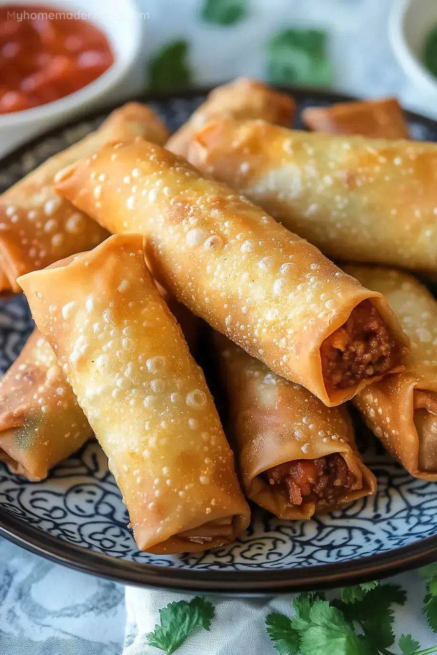 Rollitos taco crujientes