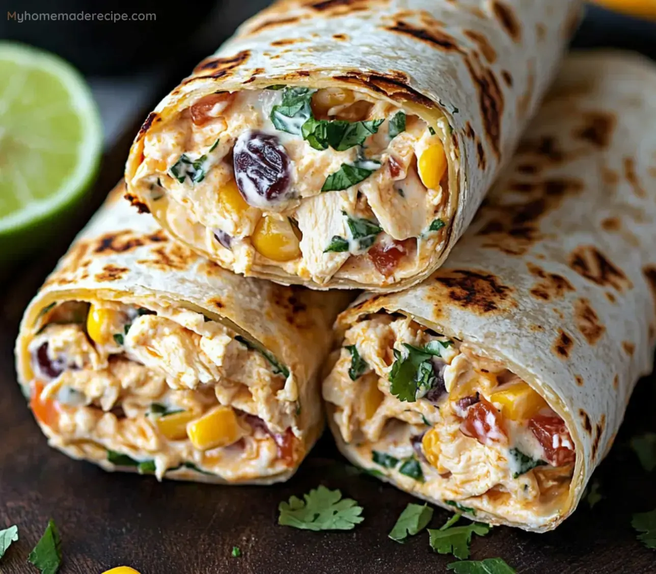 Wraps Pollo Suroeste Cremoso