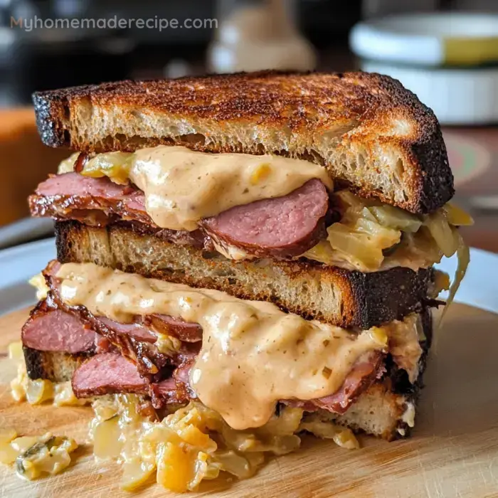 Kielbasa Reuben delicioso