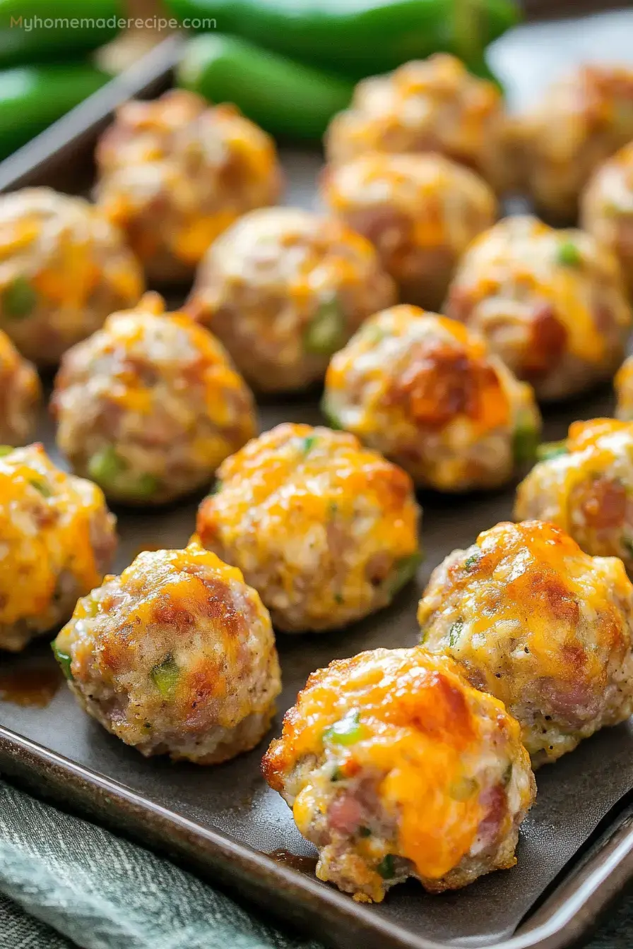 Bolitas Jalapeño Chorizo Queso