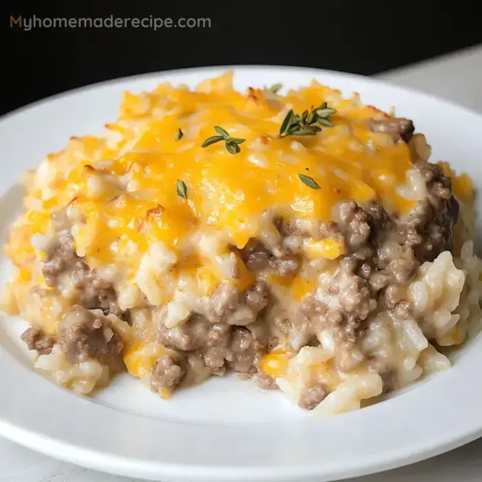 Hamburger Arroz Cremoso