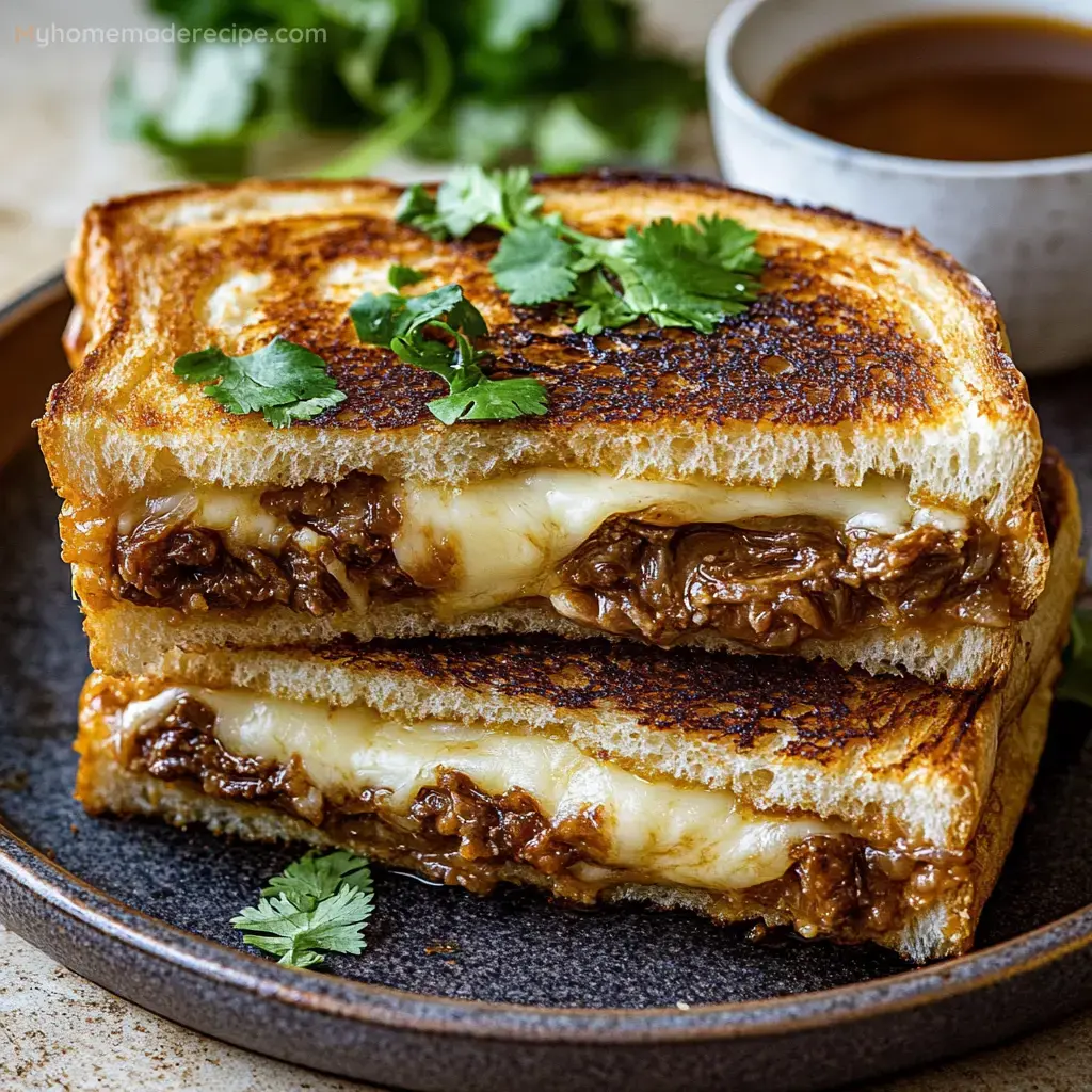 Sándwich de Queso y Birria