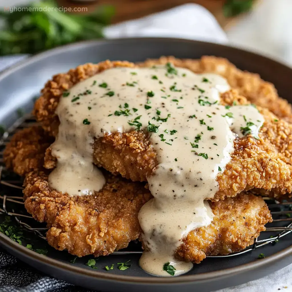 Delicious Crispy Chicken Steak