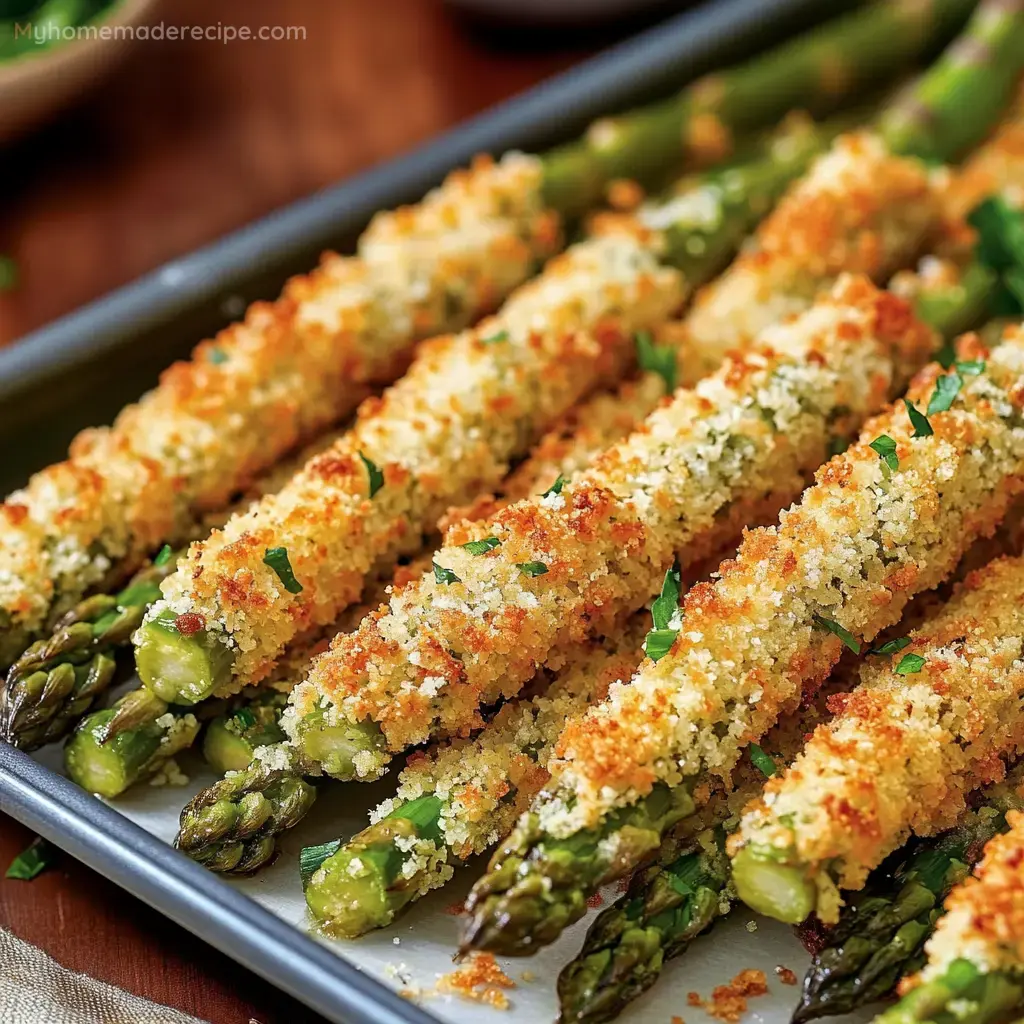 Espárragos Parmesanos Crujientes