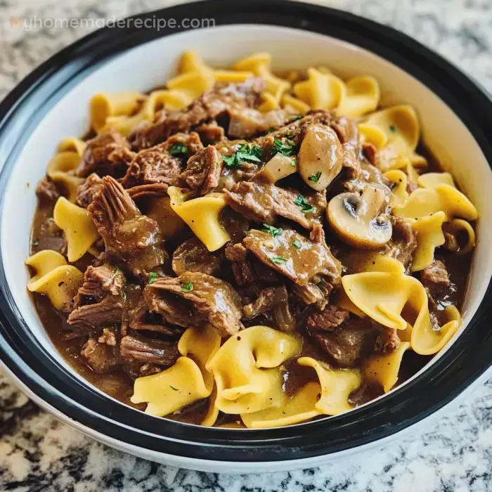Beef Tips & Noodles