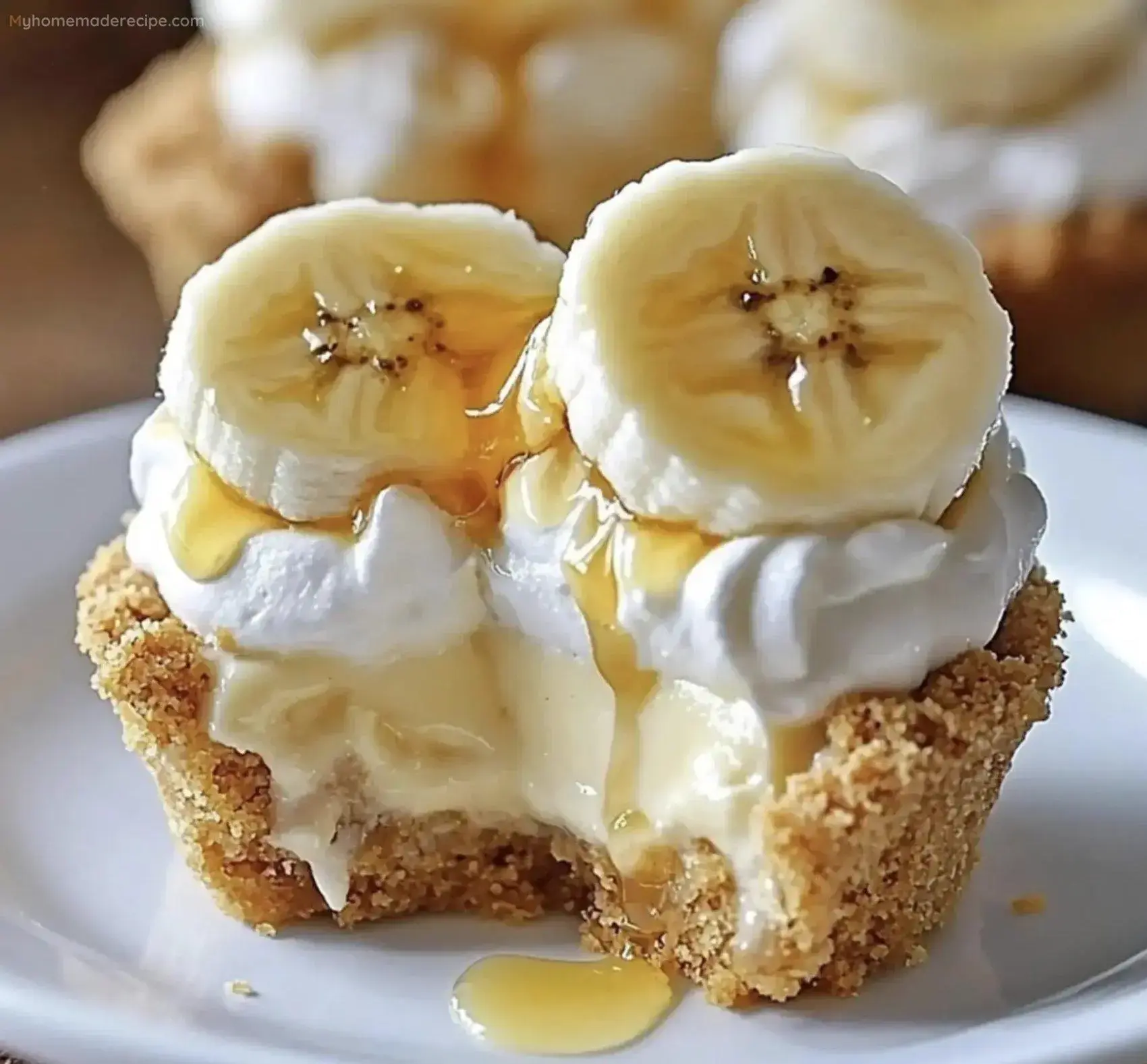 Mini Pies de Plátano Sin Horno