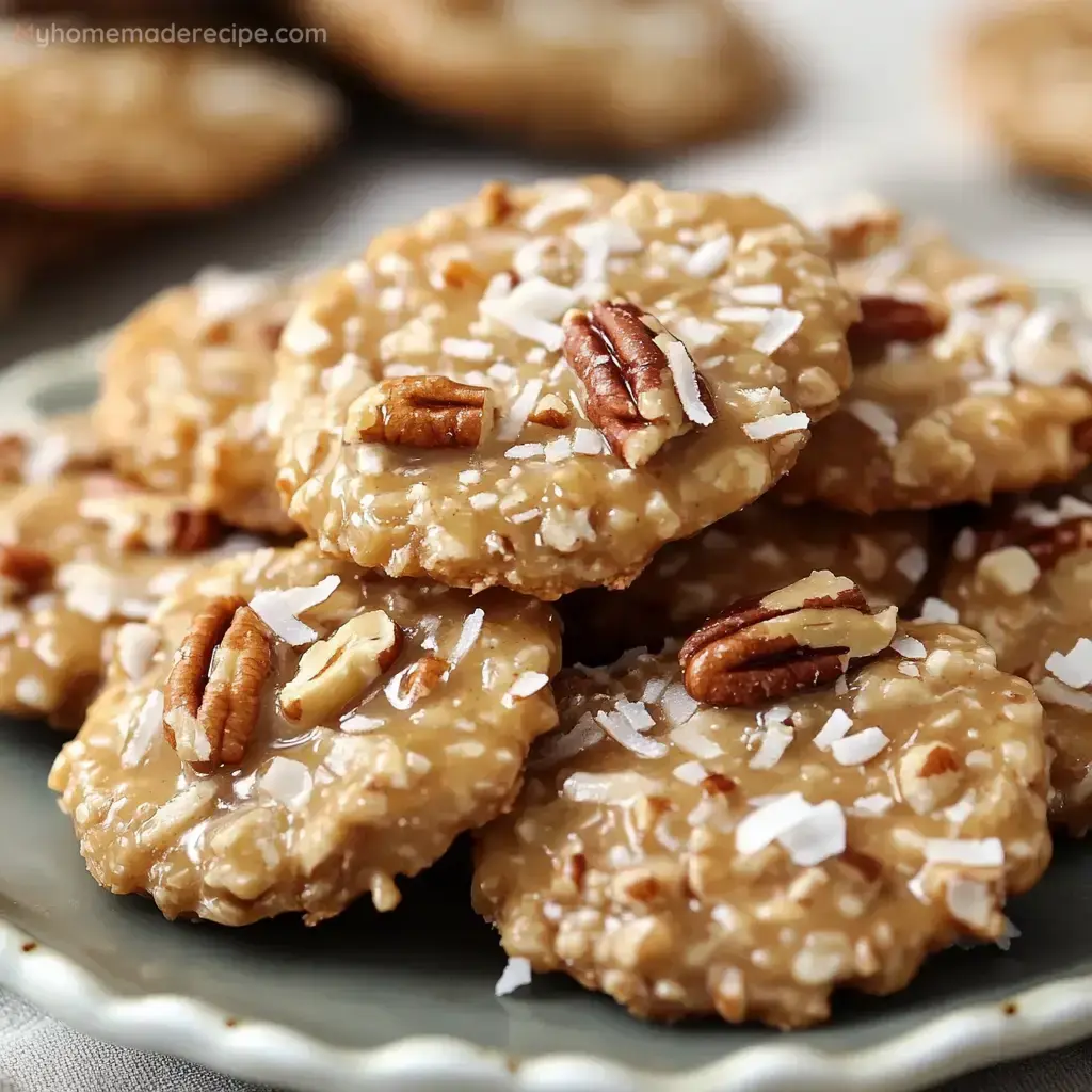 Galletas Sin Horno con Pecan y Coco