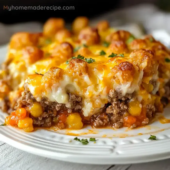 Shepherd’s Pie with Crispy Tater Tots