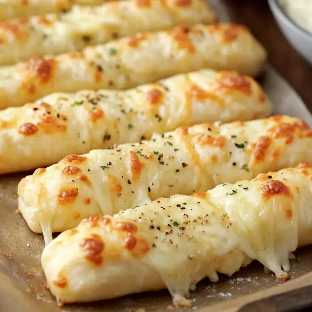 Cheesy Mozzarella Breadsticks
