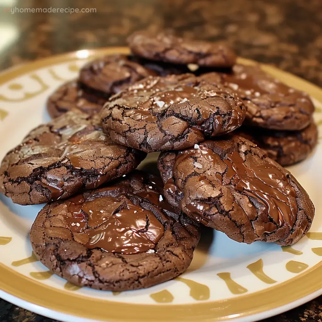 Galletas brownie de chocolate