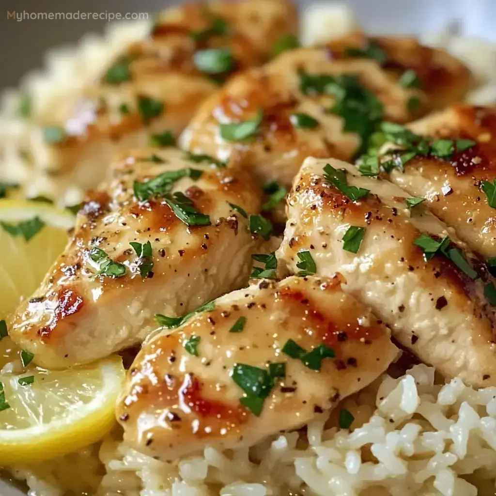 Pollo con Ajo y Parmesano
