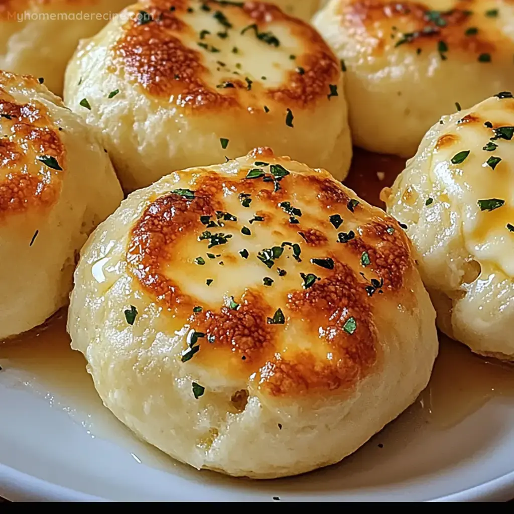 Bocados de queso con mantequilla de ajo