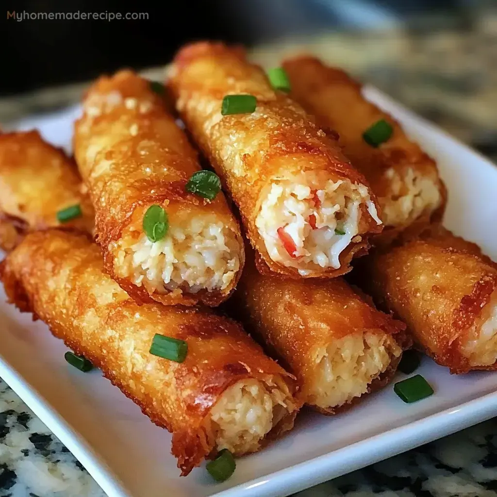 Rollitos Crujientes de Cangrejo