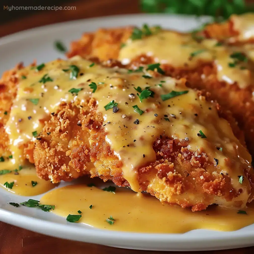 Pollo Crujiente con Galletas Ritz servido en un plato