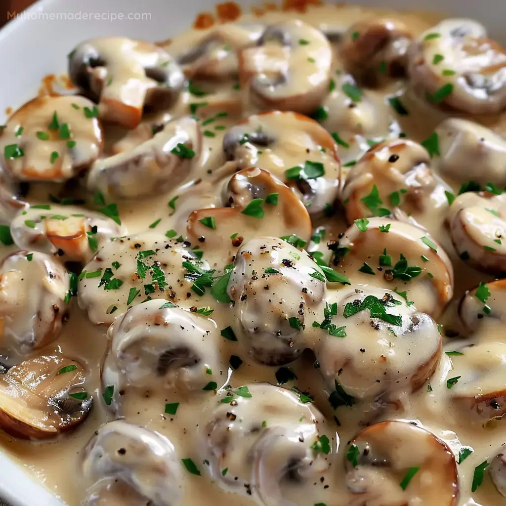 Champiñones con Ajo y Queso Parmesano