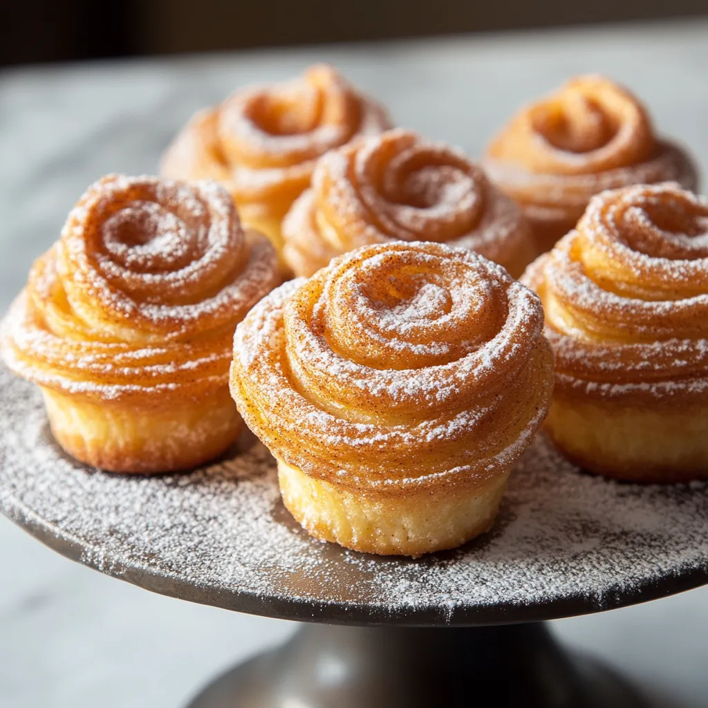 Churro Cruffins