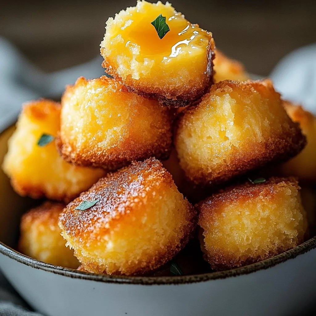 Exquisitos bollitos de maiz con mantequilla y miel