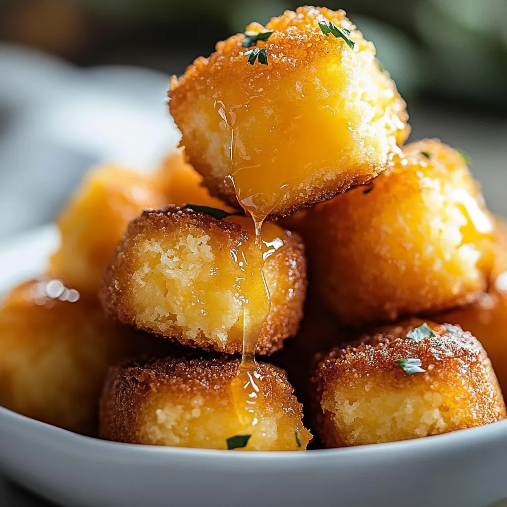 Deliciosos Bocaditos de Pan de Maíz con Mantequilla de Miel Estilo Casero