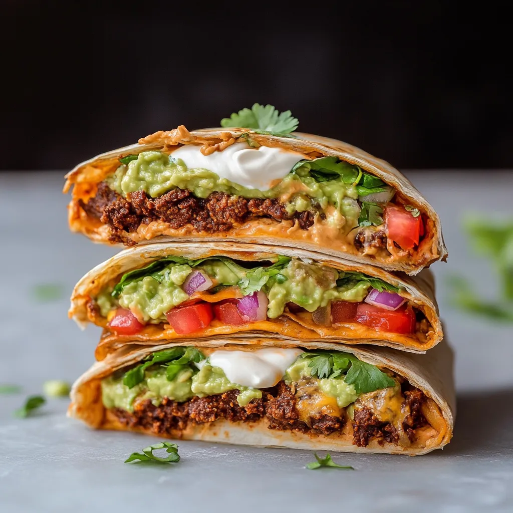 MEJOR Receta de Crunchwrap Supreme Vegano