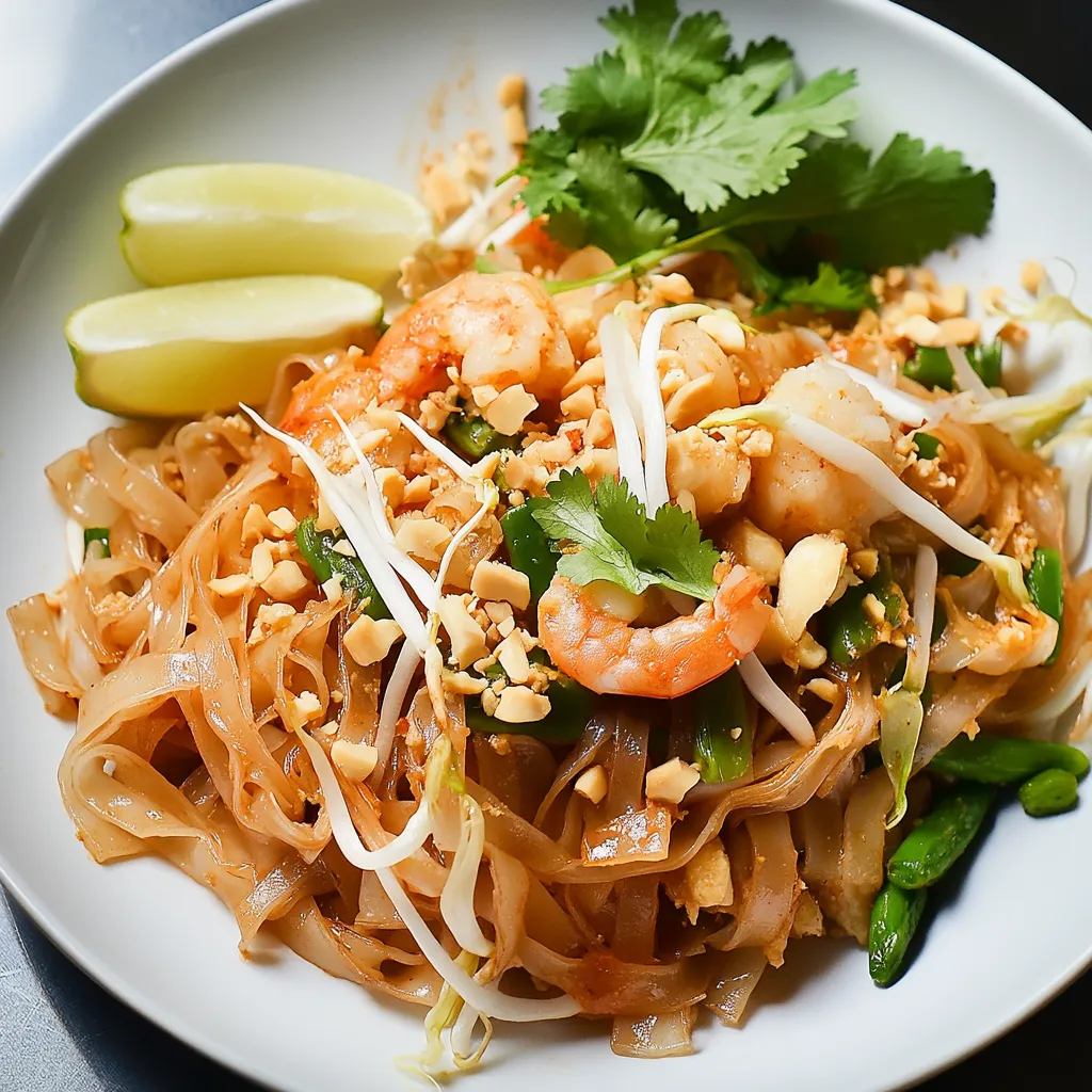 Receta tradicional de Pad Thai