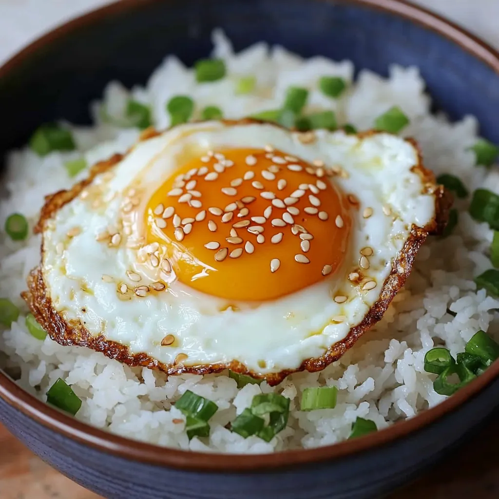 Receta de Arroz Coreano con Huevo Fácil en 10 minutos