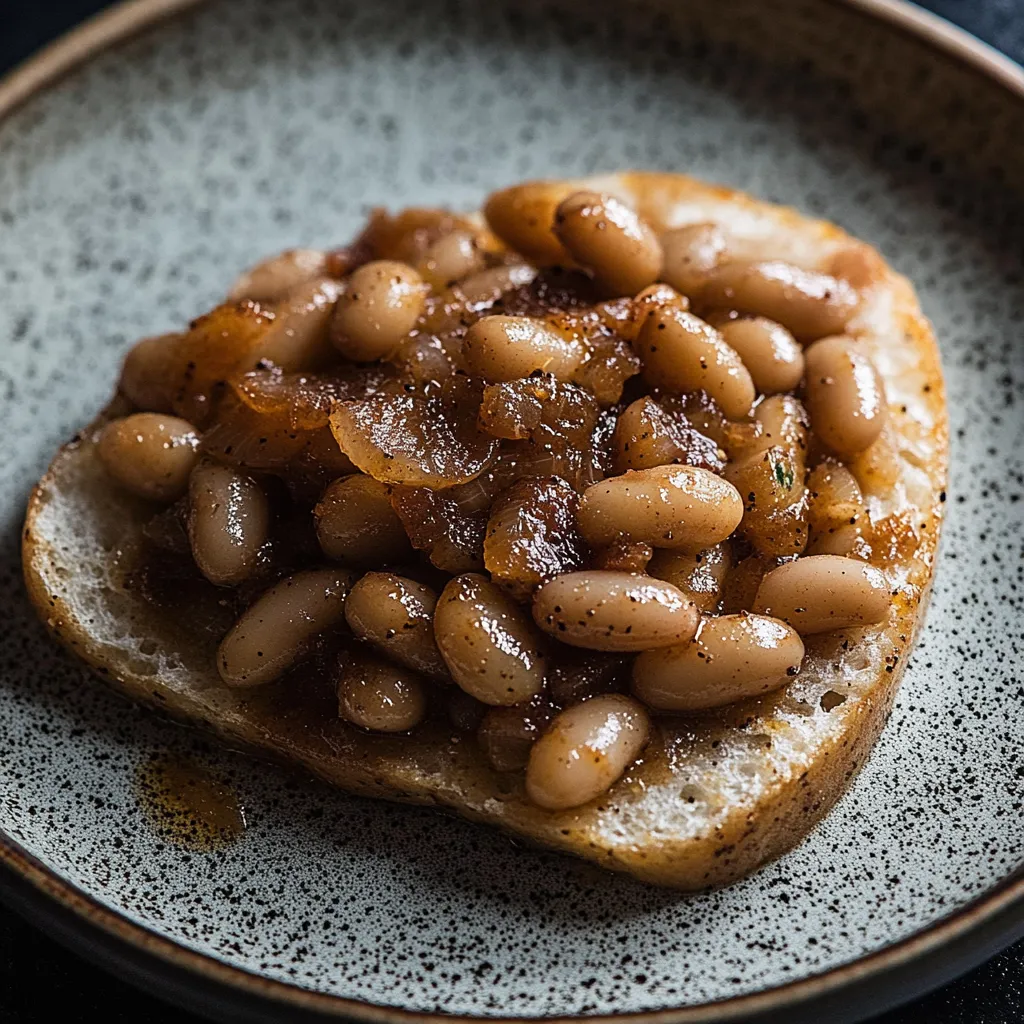 Receta de Alubias Estilo Cebolla Francesa