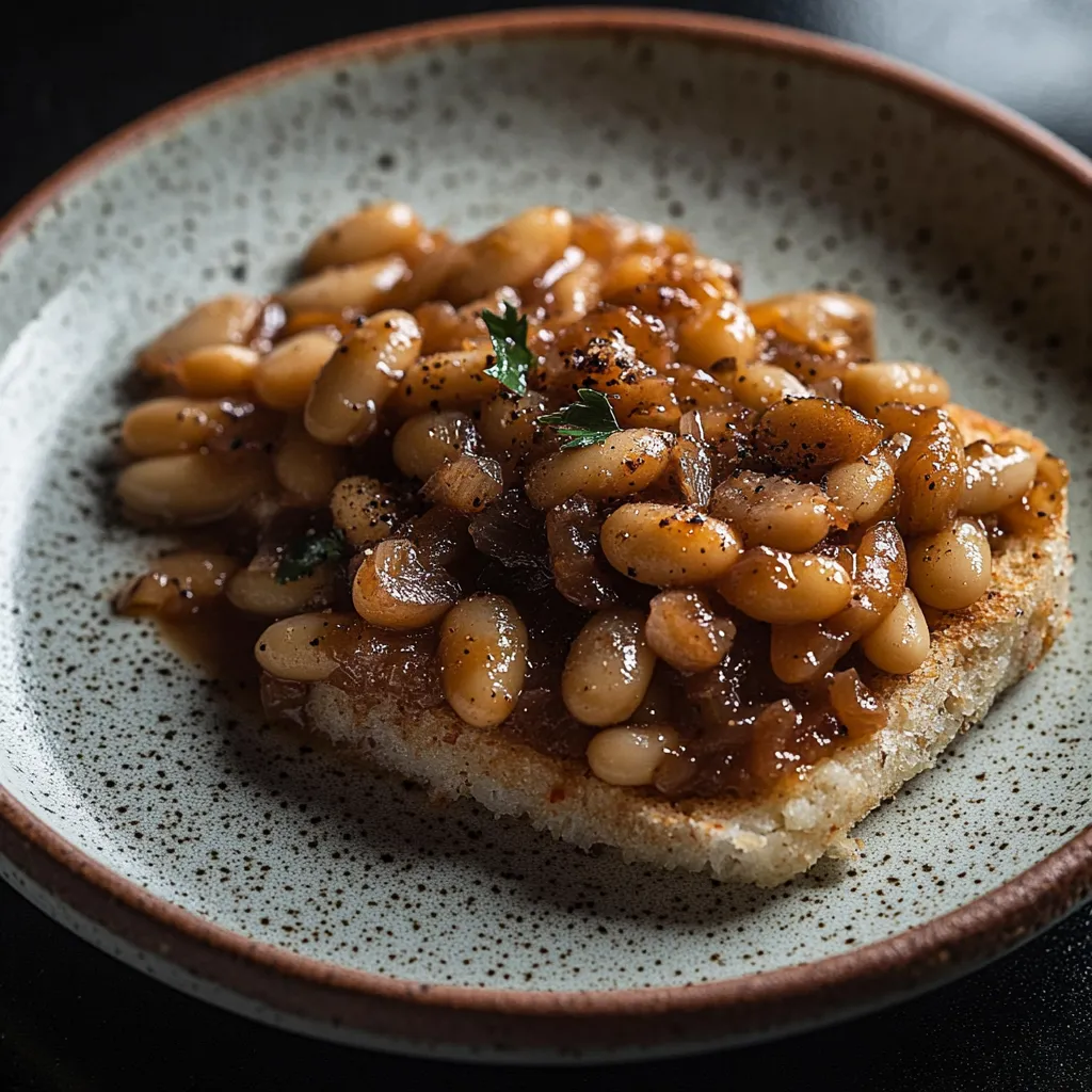 Sabrosa Receta de Alubias Estilo Cebolla Francesa