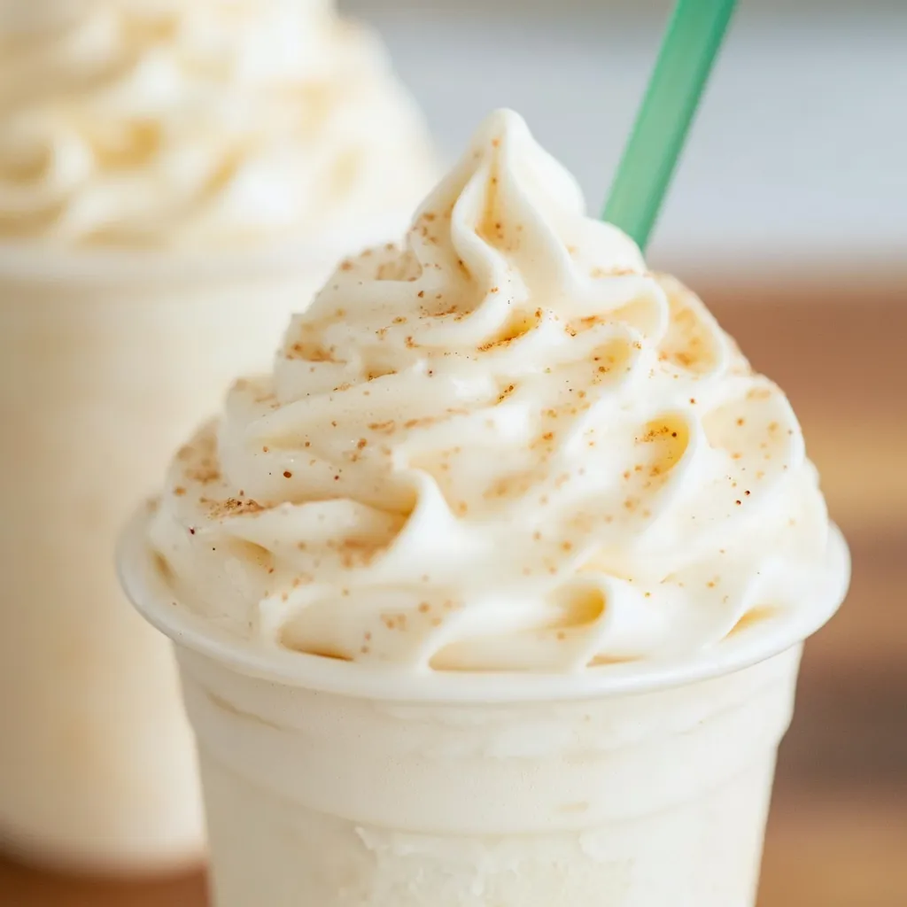 Receta Casera de Frappuccino de Vainilla