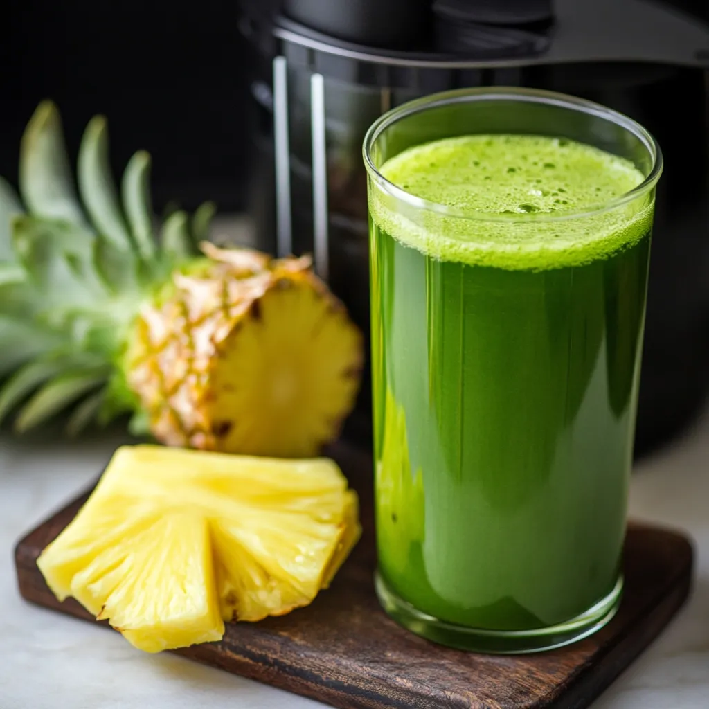 Jugo Verde Fácil con 4 Ingredientes