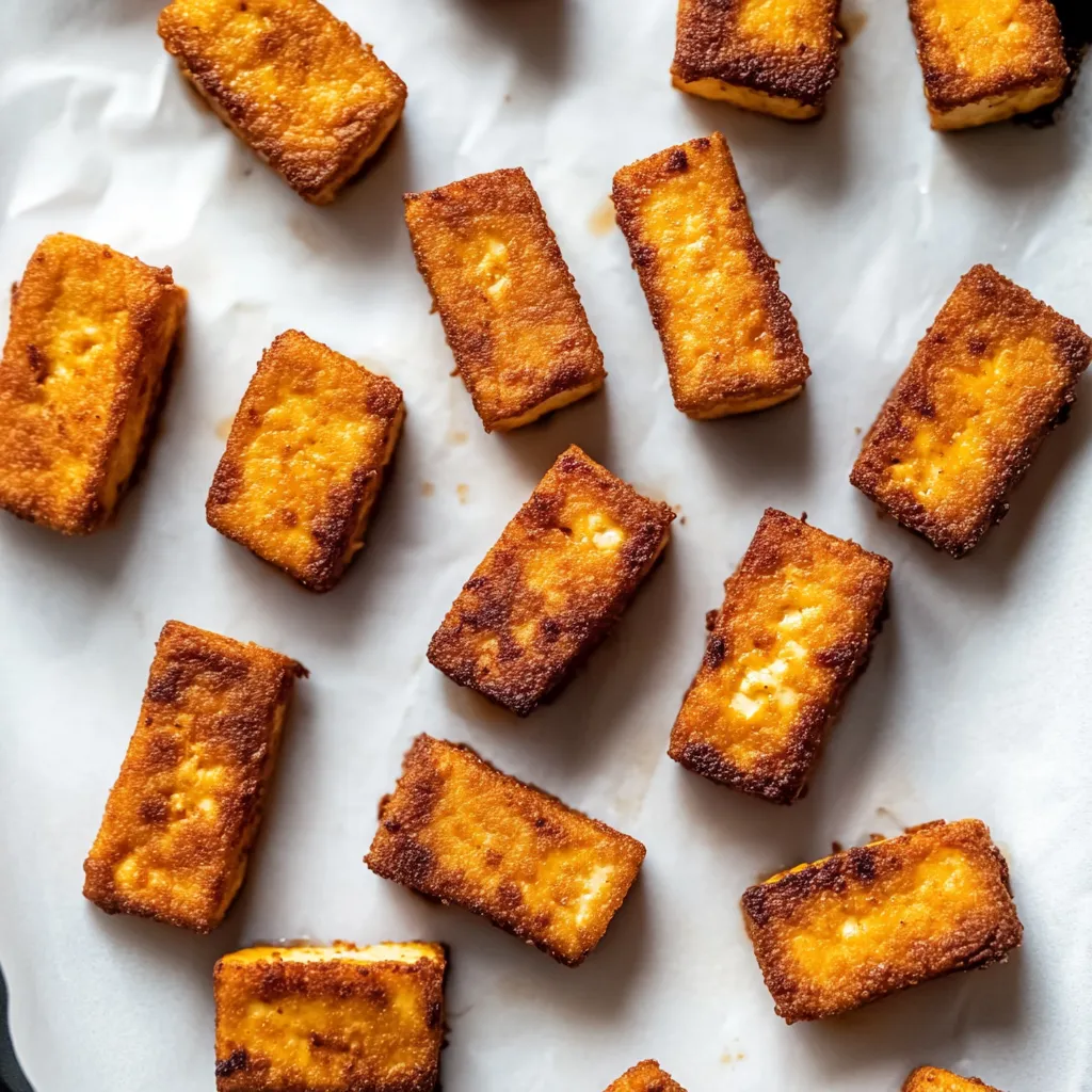 Tofu Crujiente en Freidora de Aire