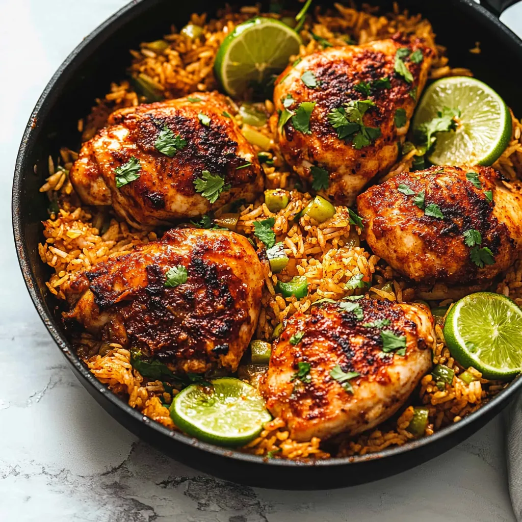 Pollo con Limon y Arroz Facil