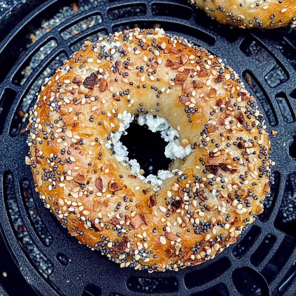 Bagels con Queso Cottage