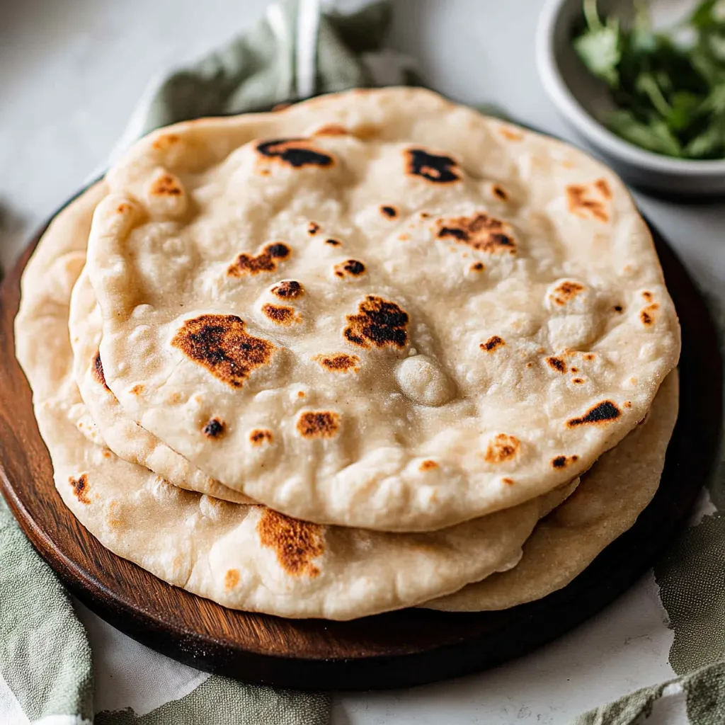 Pan Naan Casero de Masa Madre