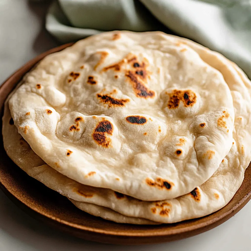 Receta de Pan Naan de Masa Madre