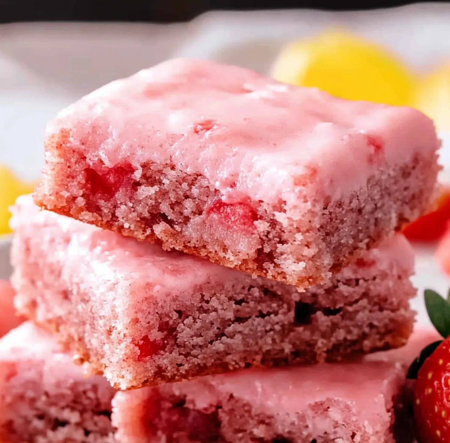 Brownies de Fresa Fácil