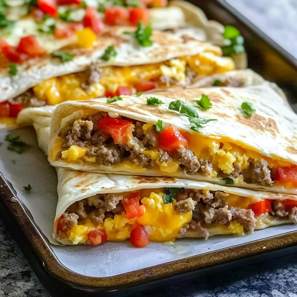 Receta de Burritos al Horno con Queso