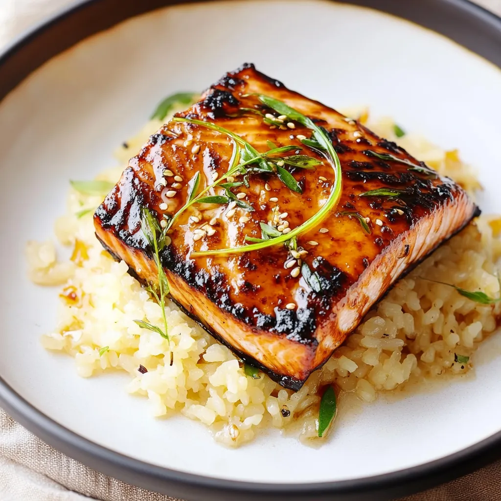 Receta de Salmón al Miso Japonés