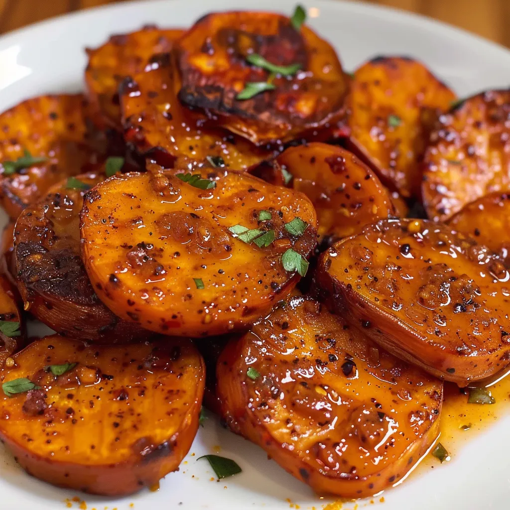 Batata caribeña sabrosa, un perfecto equilibrio de especias y dulzor.