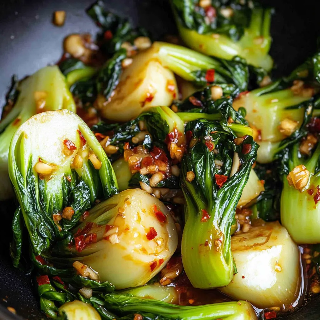 Un plato de verduras, incluyendo brócoli y coliflor, cubierto con salsa.