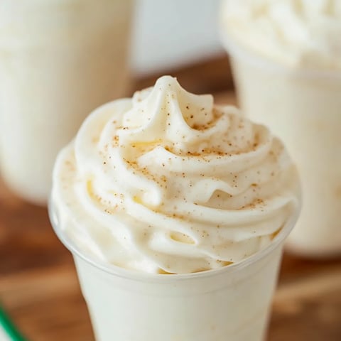 Receta de Frappuccino de Vainilla Casero