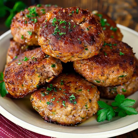 Sabrosas y jugosas Frikadellen alemanas, un plato ideal para cualquier ocasión.